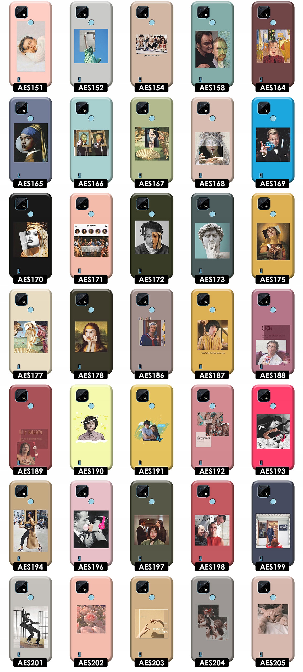 MODNE ETUI DO REALME C21 WZORY JAKOŚĆ Kolor wielokolorowy