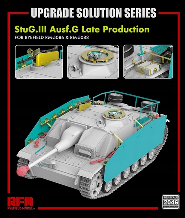 Upgrade Solution Series pro 5086,5088 StuG.III Ausf. G pozdě 1:35 Žitné pole