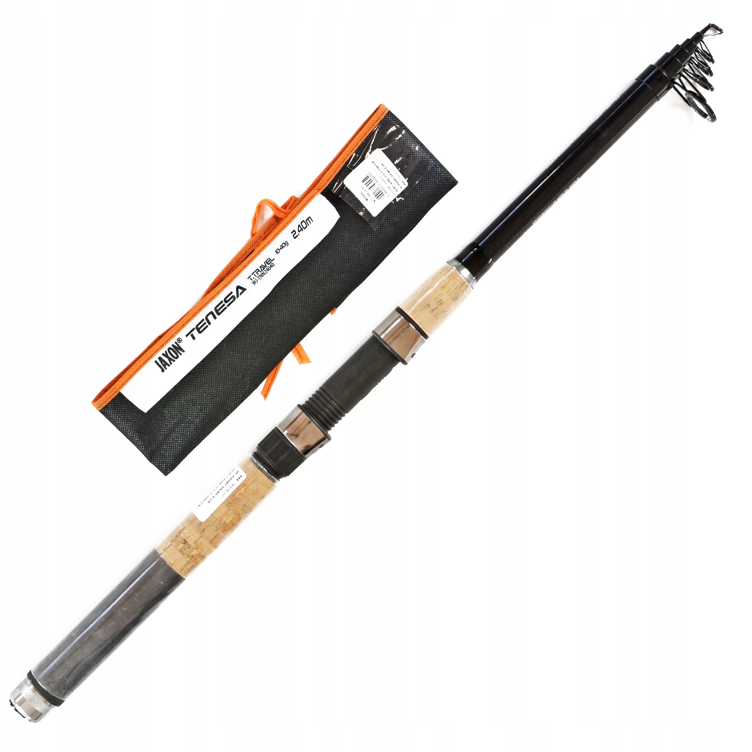 Wędka uniwersalna teleskopowa Jaxon Tenesa Tele Travel 2.40m 10-40g