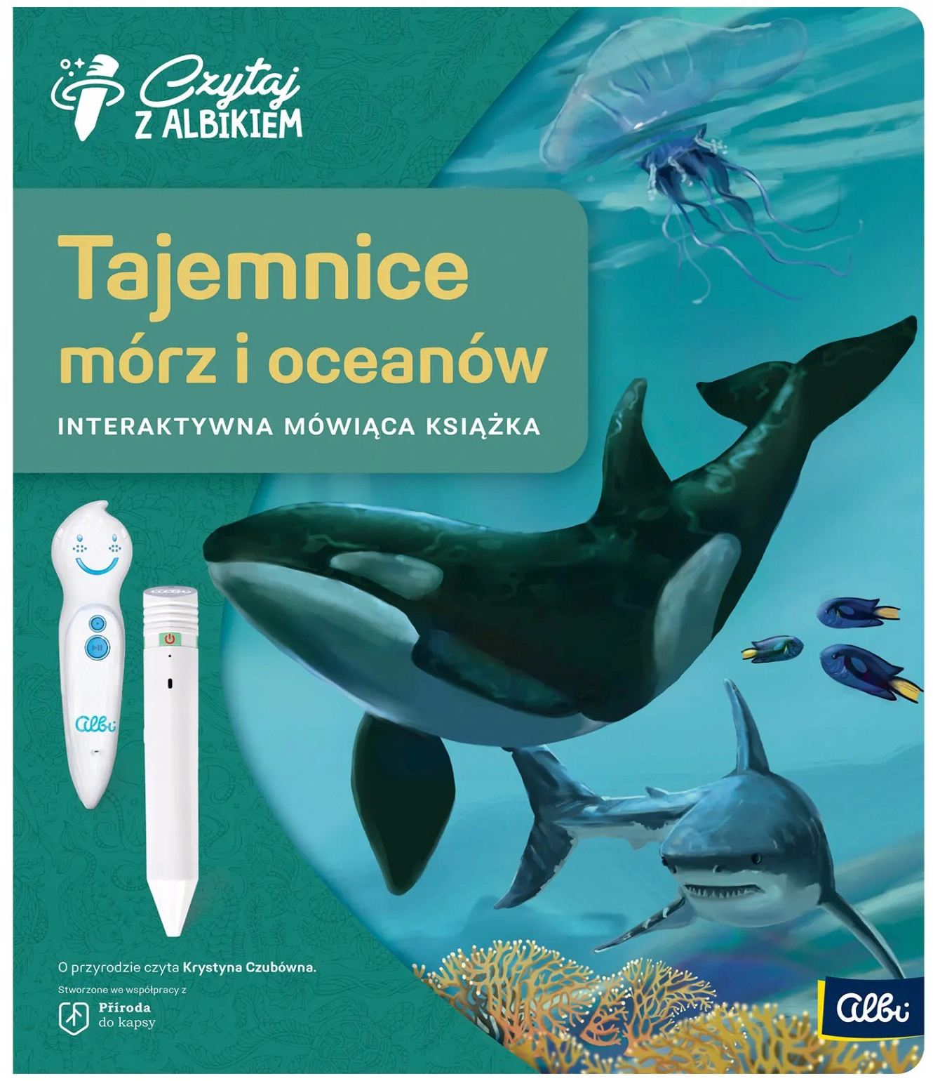 Albik Książka Interaktywna Czytaj Z Albikiem Tajemnice Mórz I Oceanów 6+