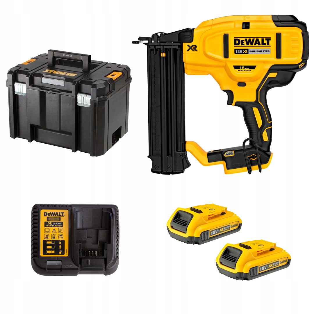 Hřebíkovačka na dokončovací práce 18GA DeWALT DCN680D2 Bl 18V 2x2Ah 110 ks kufr