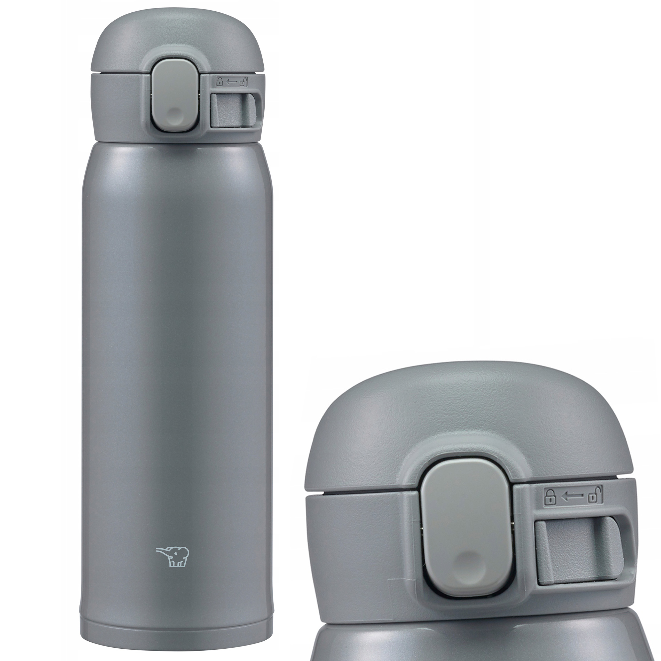 Termos termohrnek lehký do kanceláře Zojirushi Sm-wr šedý 0,48L