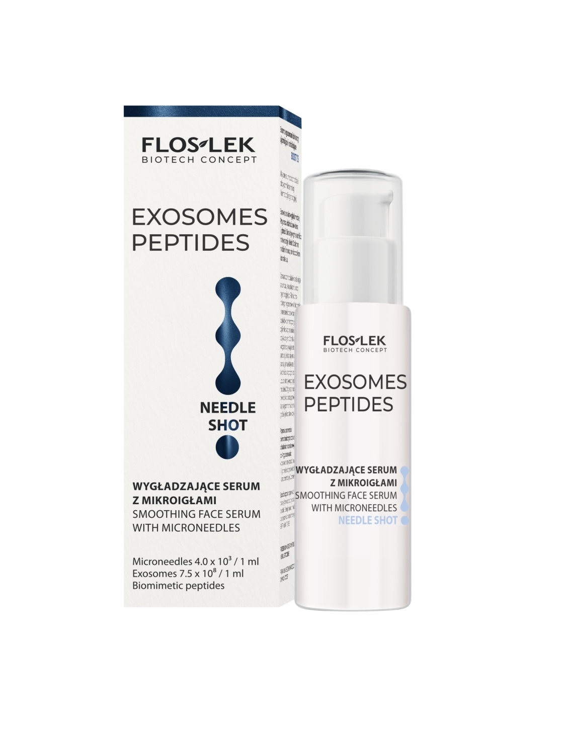 Floslek Exosome Peptides Vyhlazující pleťové sérum s mikrojehlami 30 ml