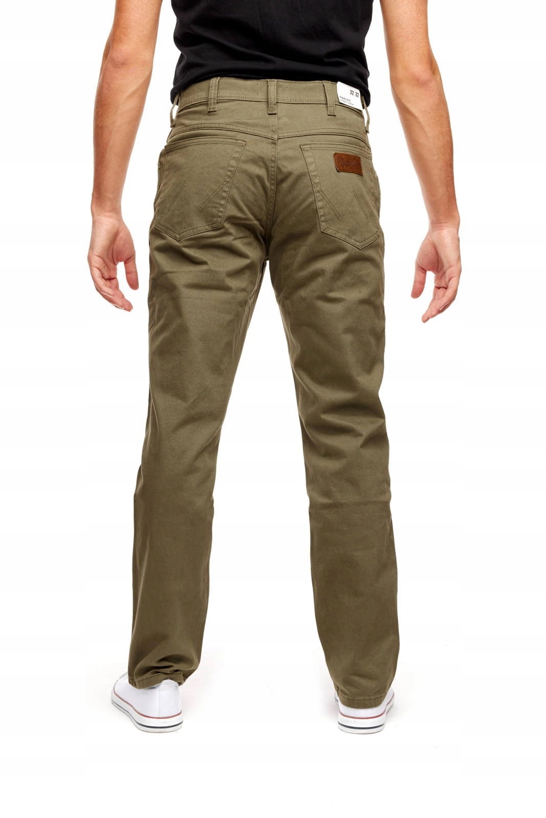 Pánské jednoduché džíny Wrangler Texas Militare Green W12193G40 32/32