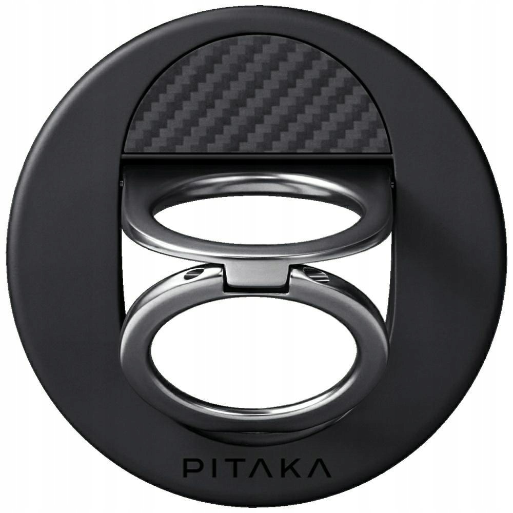 Uchwyt magnetyczny Pitaka MagEZ Grip 3 MagSafe do telefonu czarno szary