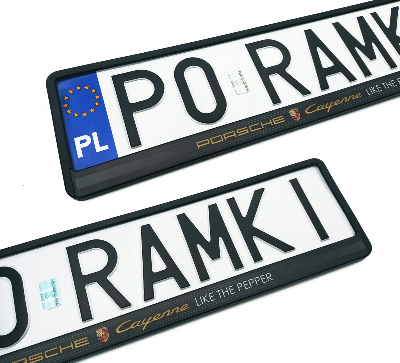 Porsche Cayenne 955 957 958 V6 V8 ramka do mocowania tablic pod tablice