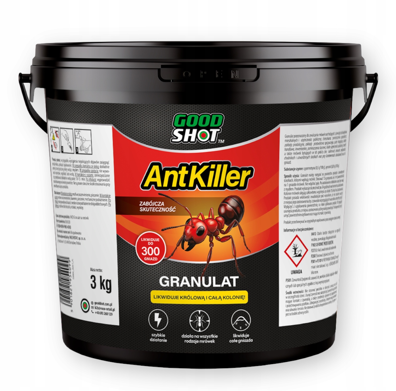 Proszek Na Mrówki Antkiller Mocny Likwiduje Gniazda 2,5 kg
