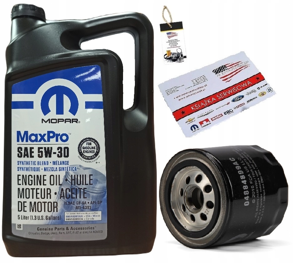 MOPAR 5W30 5L + FILTR MO-899AB (PH2) + GRATISY