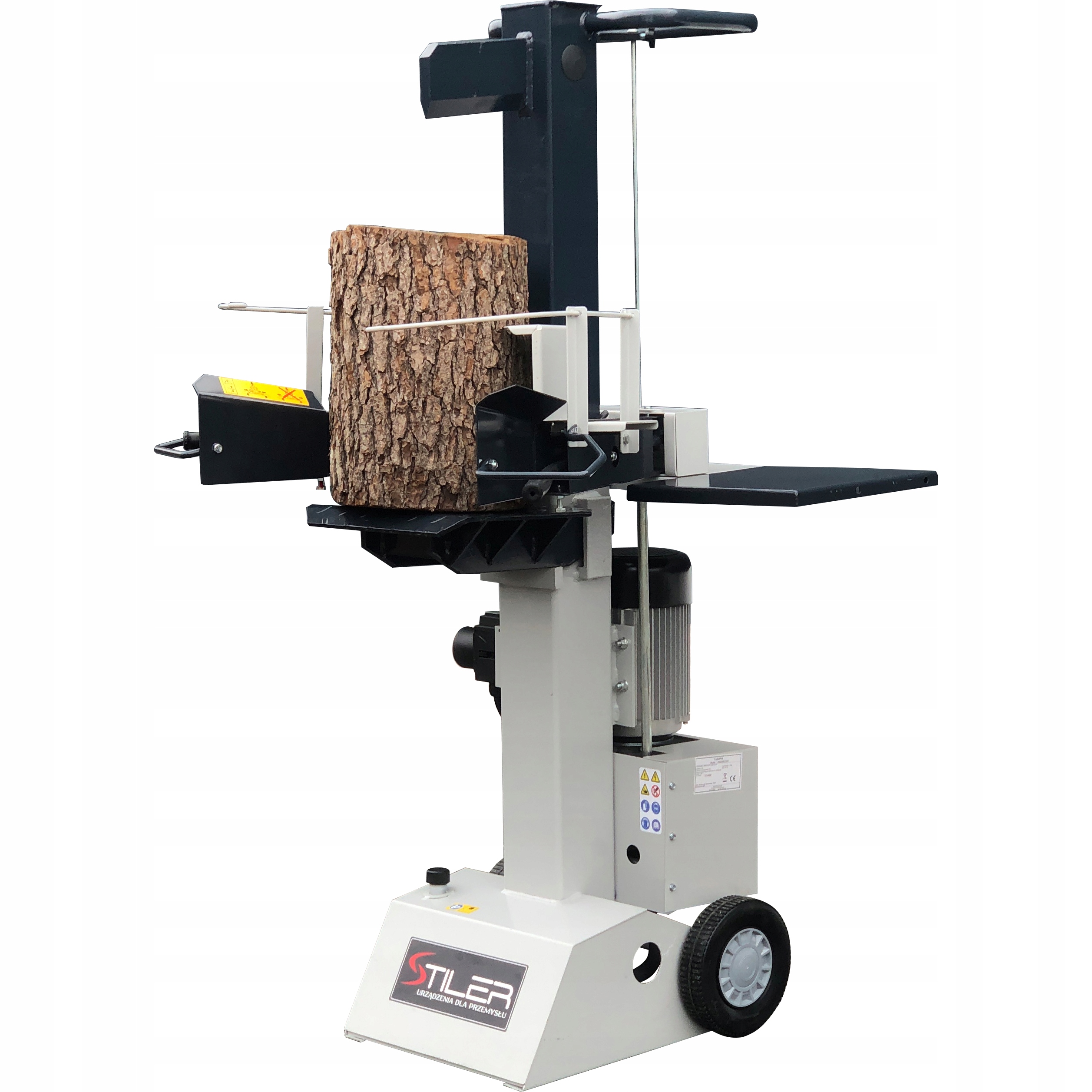 MOCNA ŁUPARKA DO DREWNA 8 TON RĘBAK 8T 3,5kW 230V Marka Stiler