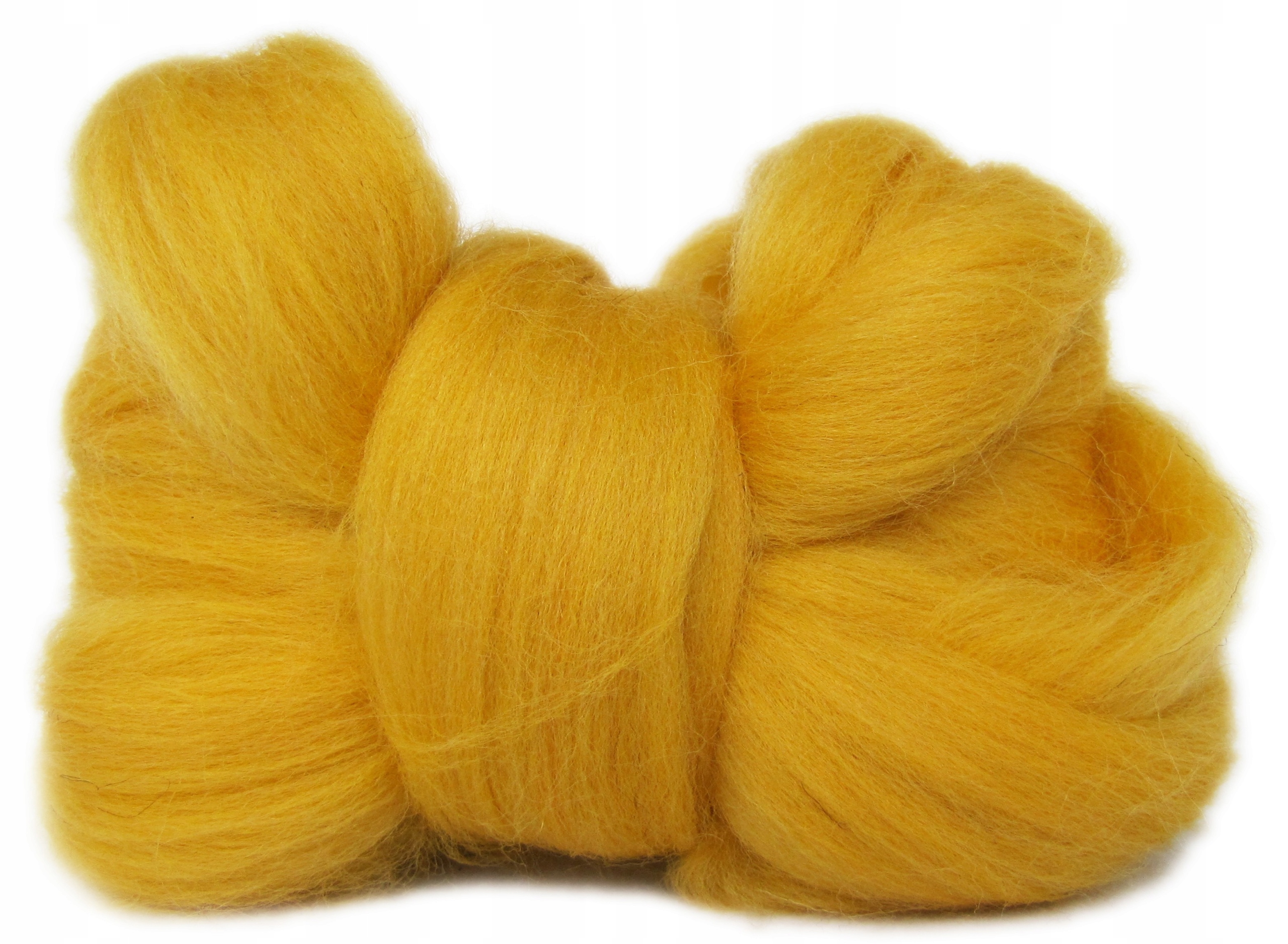 Wełna, czesanka polska, 10g- żółty