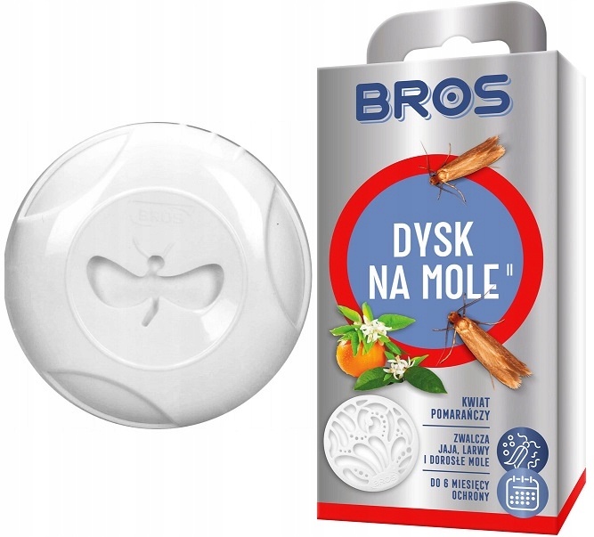 

Bros Dysk Pomarańczowy Na Mole Ubraniowe Odzieżowe