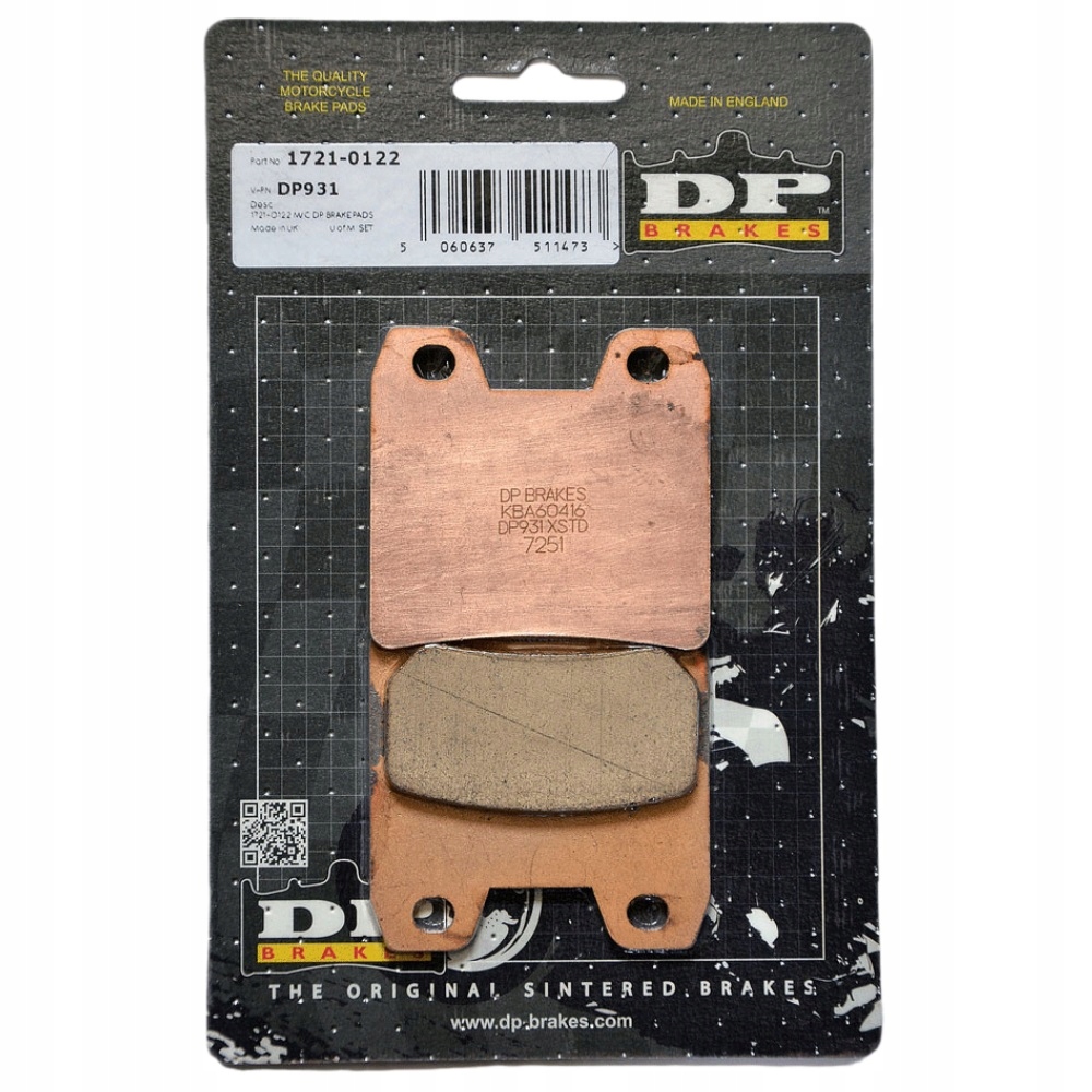 KLOCKI HAMULCOWE KH348 YAMAHA XJR 1300 02-15 TYŁ Producent inny