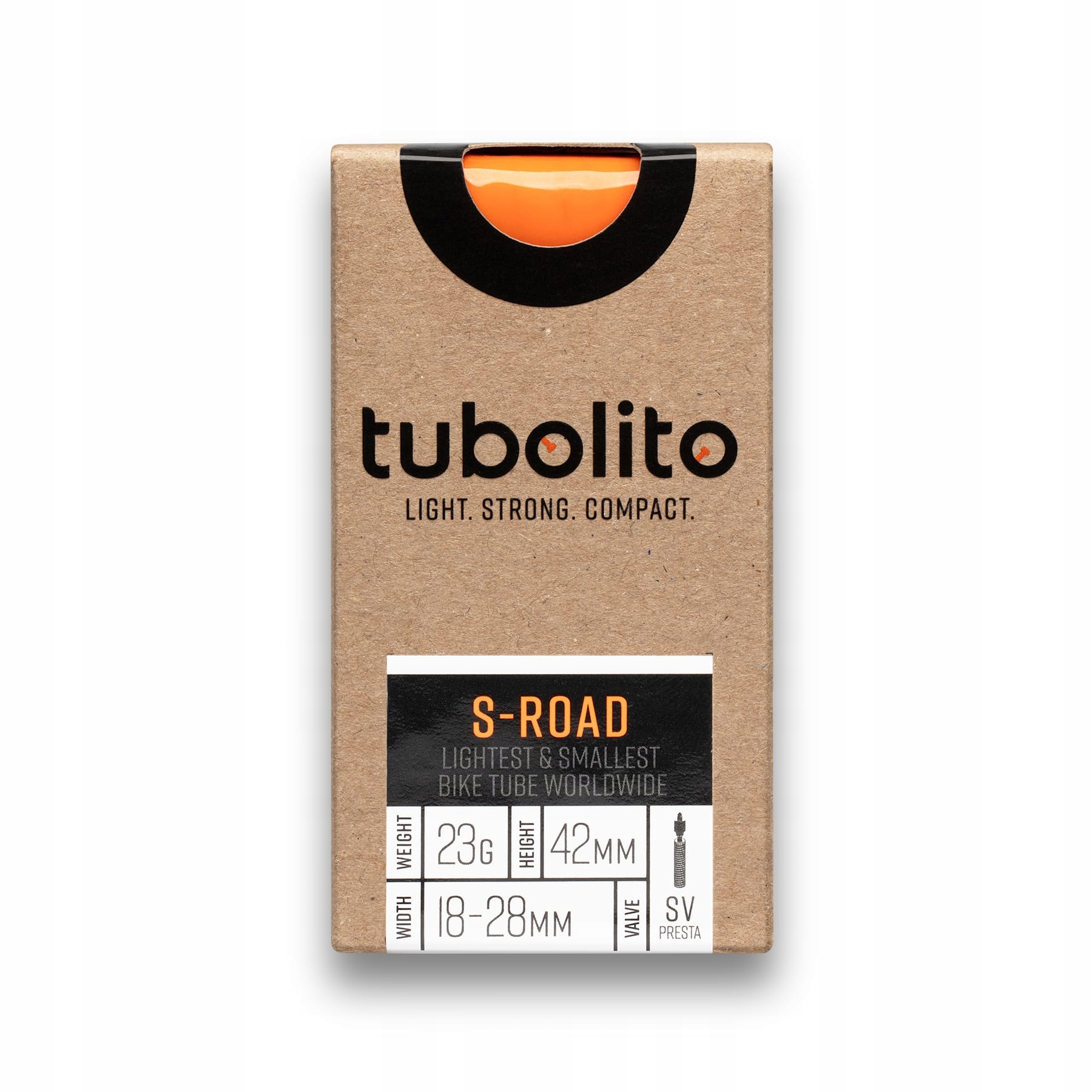 

Dętka szosowa Tubolito S-Road 700x18-28 SV42 23g!