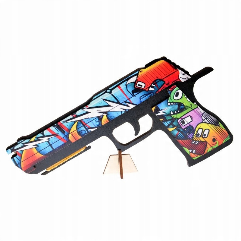 

Pistolet sklejka na gumki 6-strzał Cs Go Angry Mob