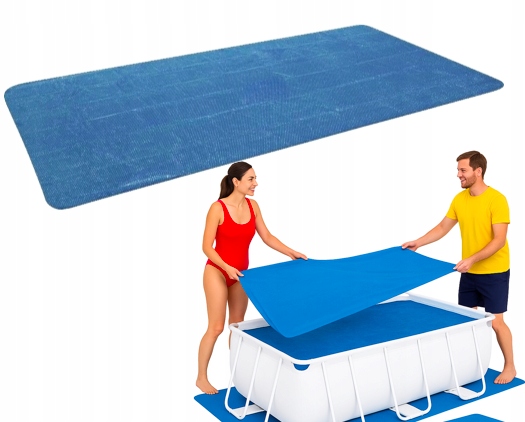 Pokrywa Solarna Plandeka Termiczna Na Basen Mata Prostokątna