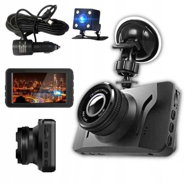 HD ВИДЕО РЕКОРДЕР КАМЕРА ЗАДНЕГО ВИДА ПОЛЬСКОЕ МЕНЮ