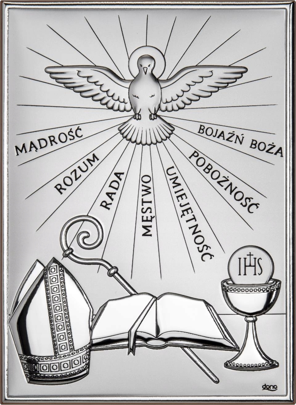 Obraz Pamiatka sviatosti birmovania DS47/3 Gravírovanie zdarma