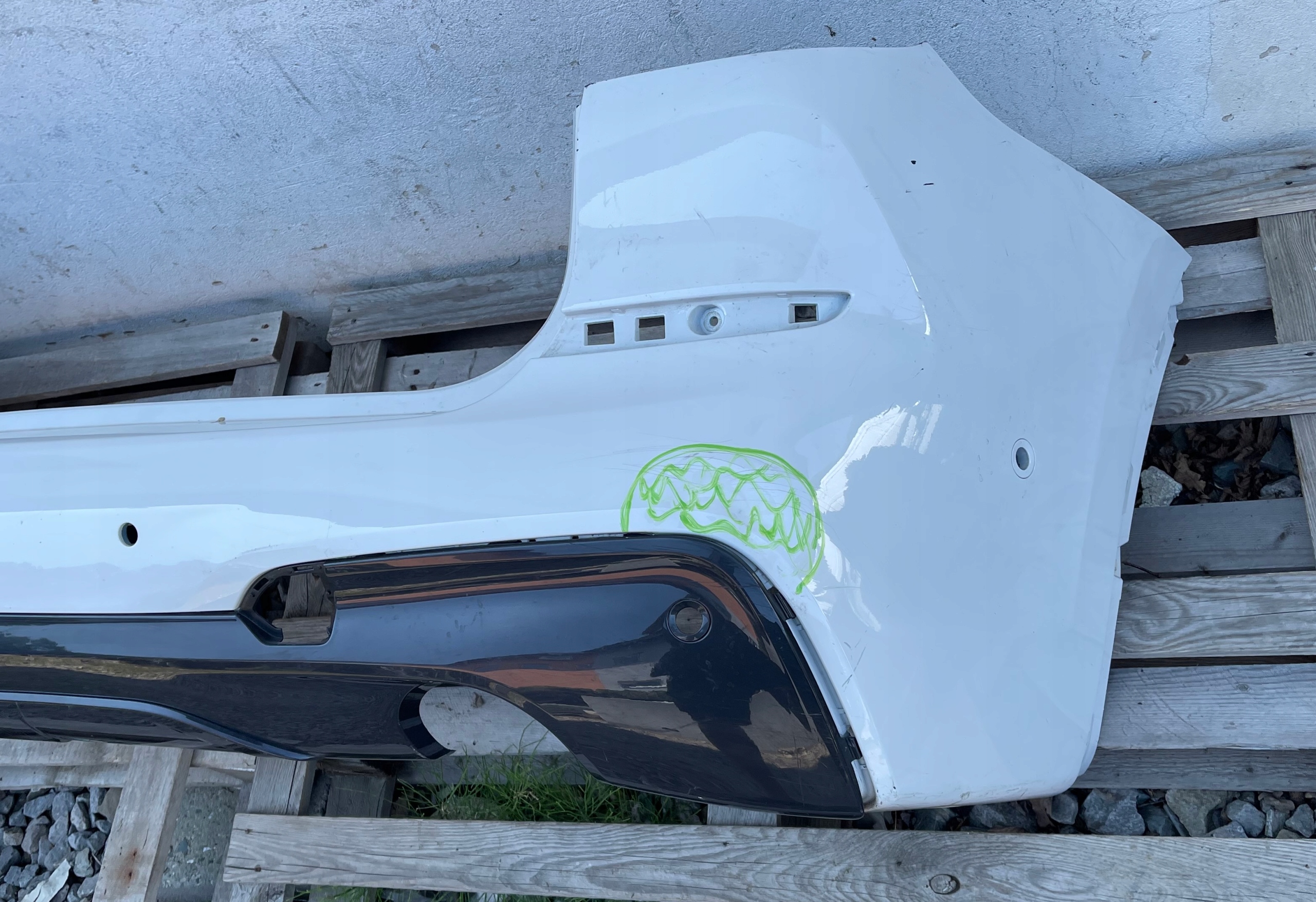 BMW X3 G01 m-packet bumper rear part rear PDC