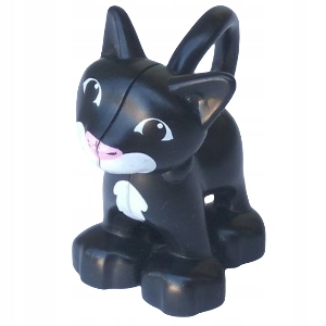 

Lego Duplo Figurka Kot Kotek Czarny v3 Nowy (9g)