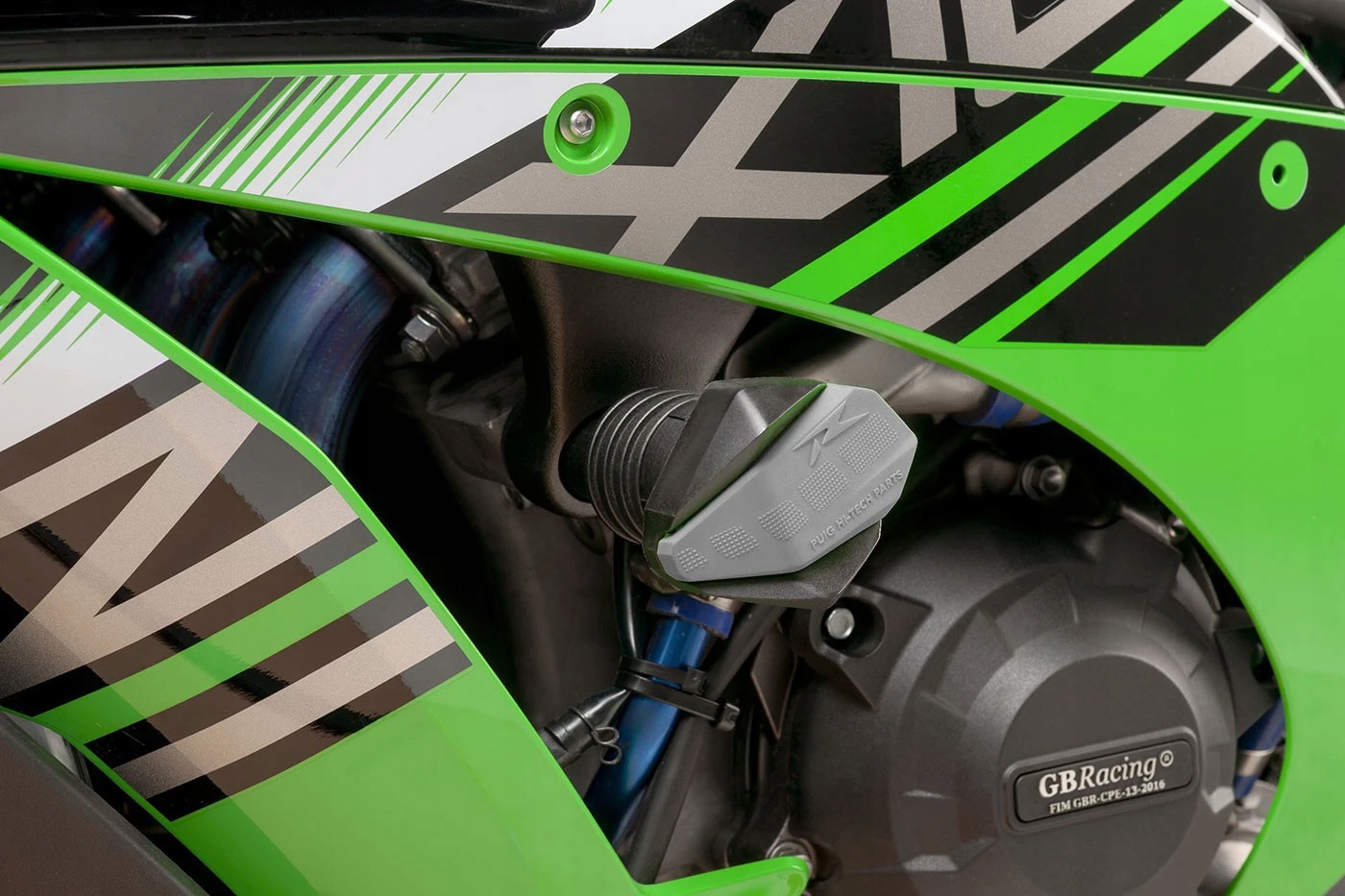 Puig 5702N crash pady no-cut Kawasaki ZX10R 11-26