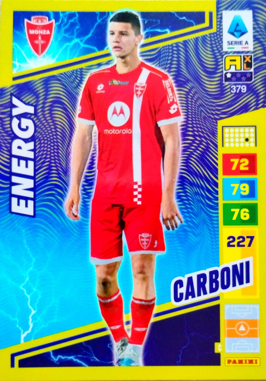 Panini Calciatori Liga Włoska 2023 2024 Energy 379 Carboni Monza