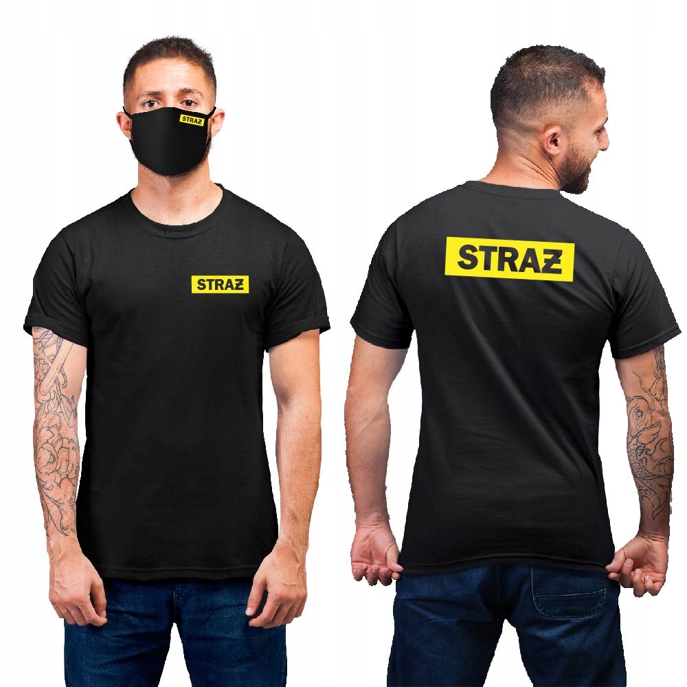 

Zestaw Koszulka I Maseczka Strażaka Straż Pożarna