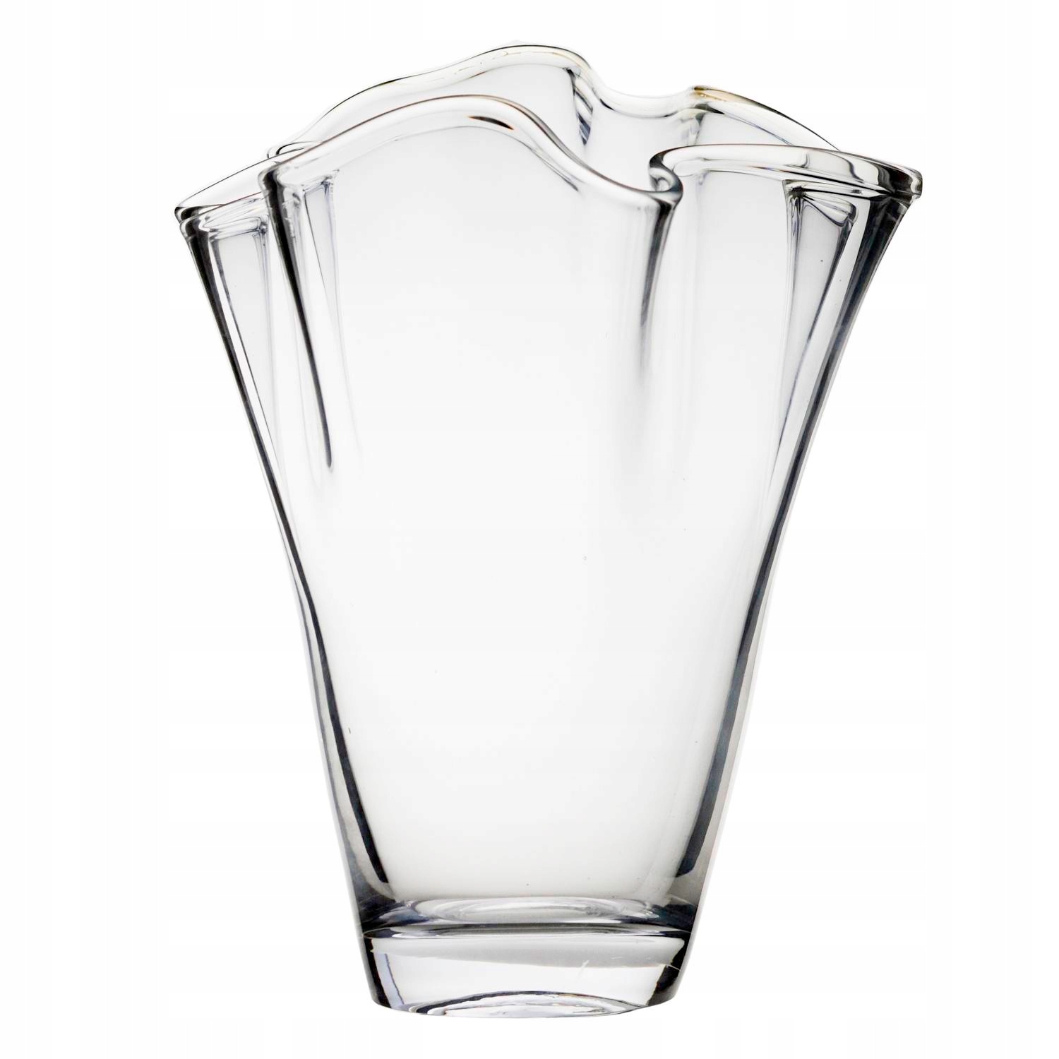 

Szklany wazon tulipanowy Fabanka H:24cm D:20cm