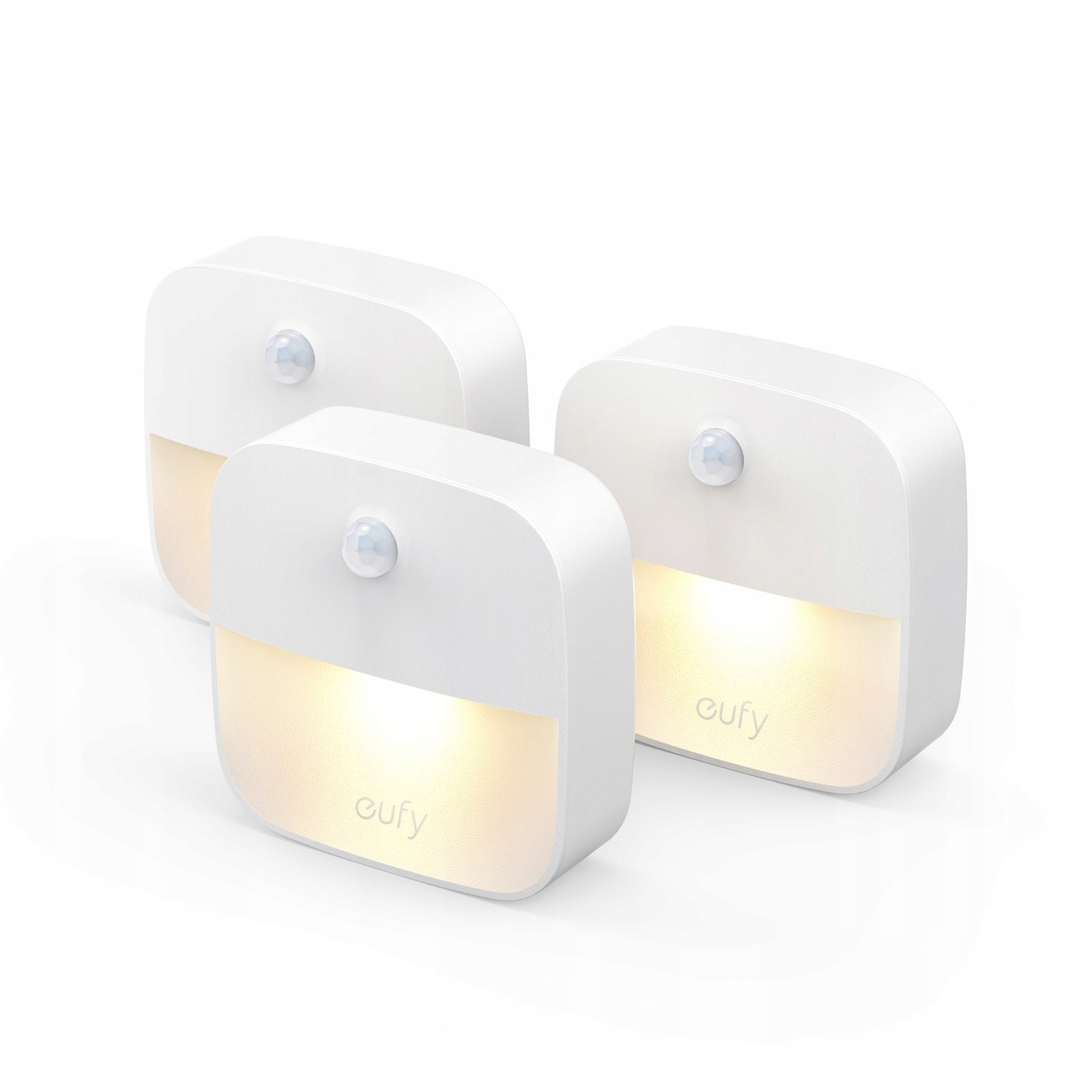 Eufy Lumi 3-packs, zestaw 3 lampek nocnych Led czujnik zmierzchu i ruchu