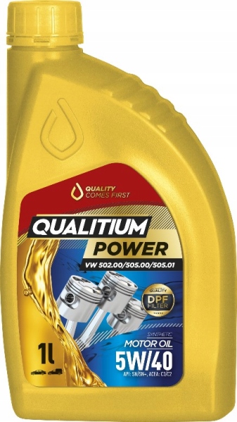 

Olej Qualitium 5W40 1L Power 502.00 505.00 505.01