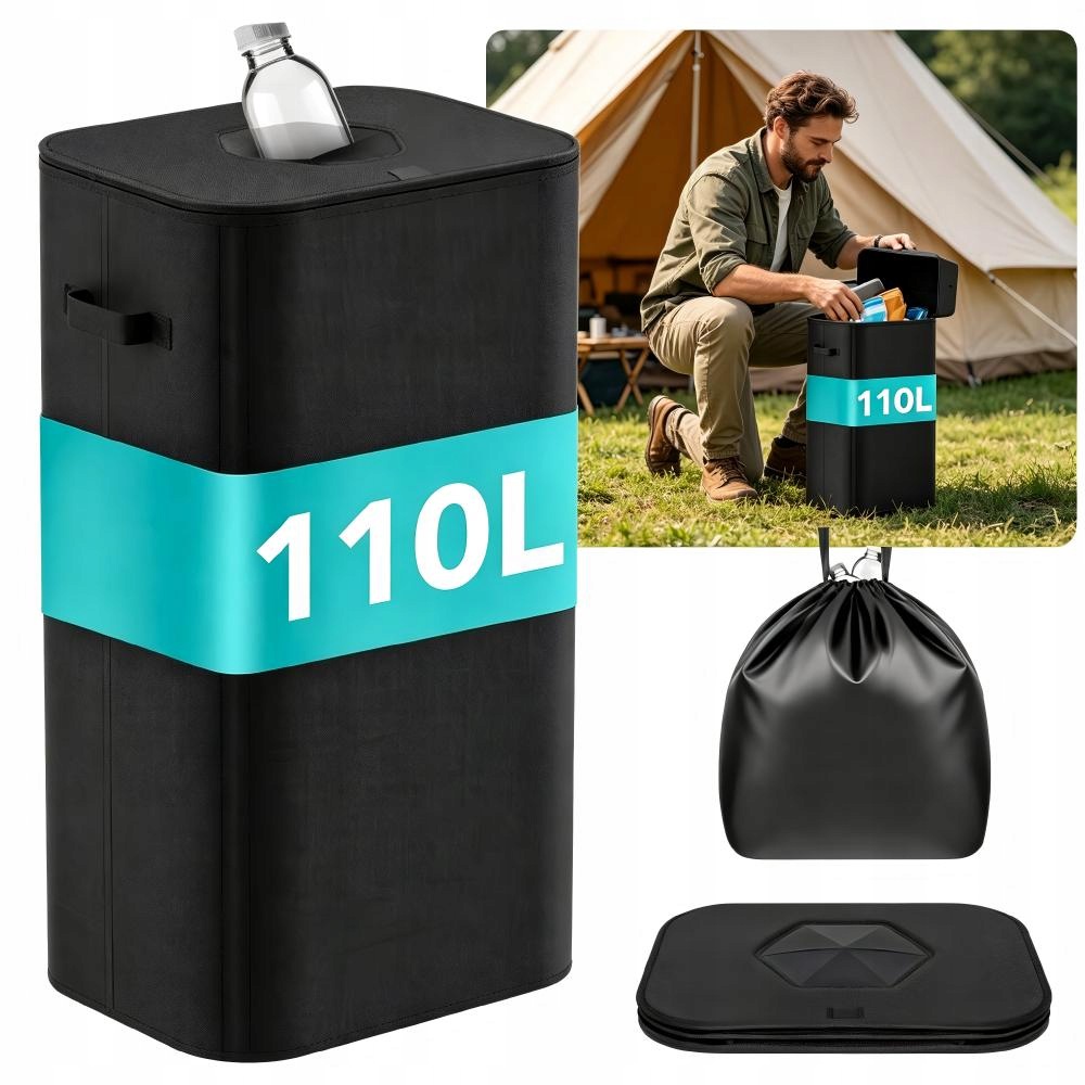 Koš Na Láhve Vratný Segregační Skládací 110 L