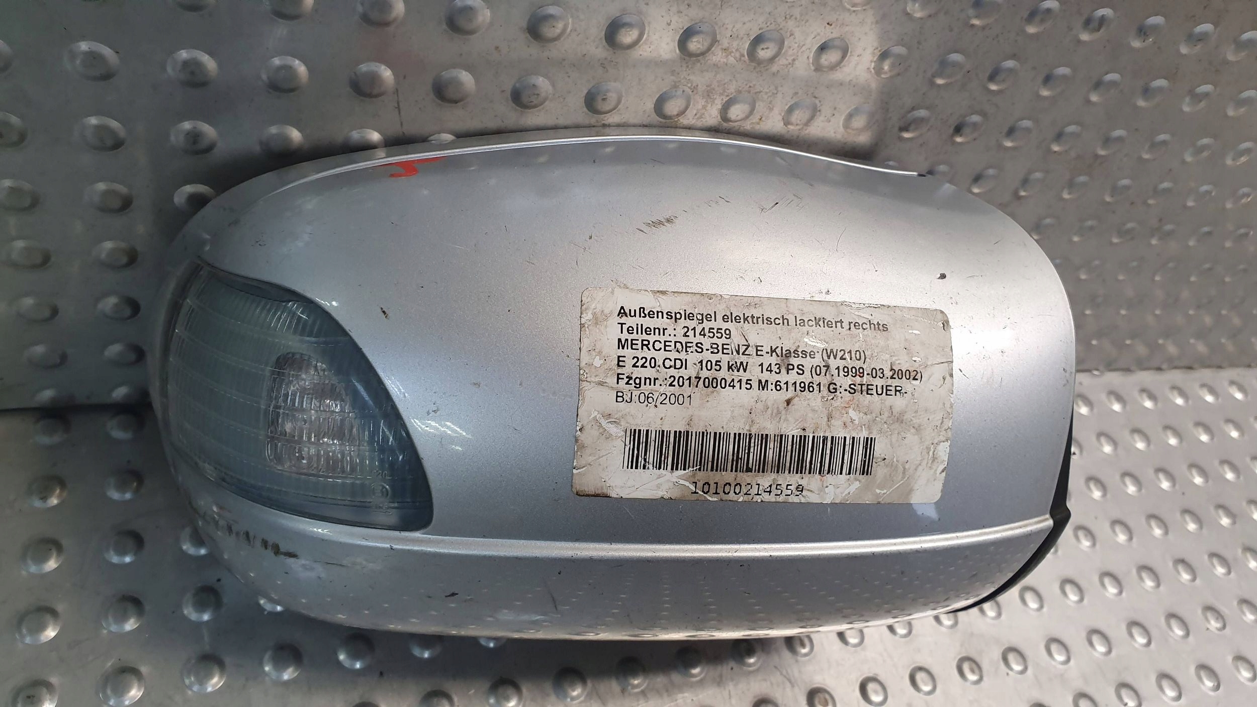mirror right MERCEDES E-KLASA W210 7 PIN 2108108616 95