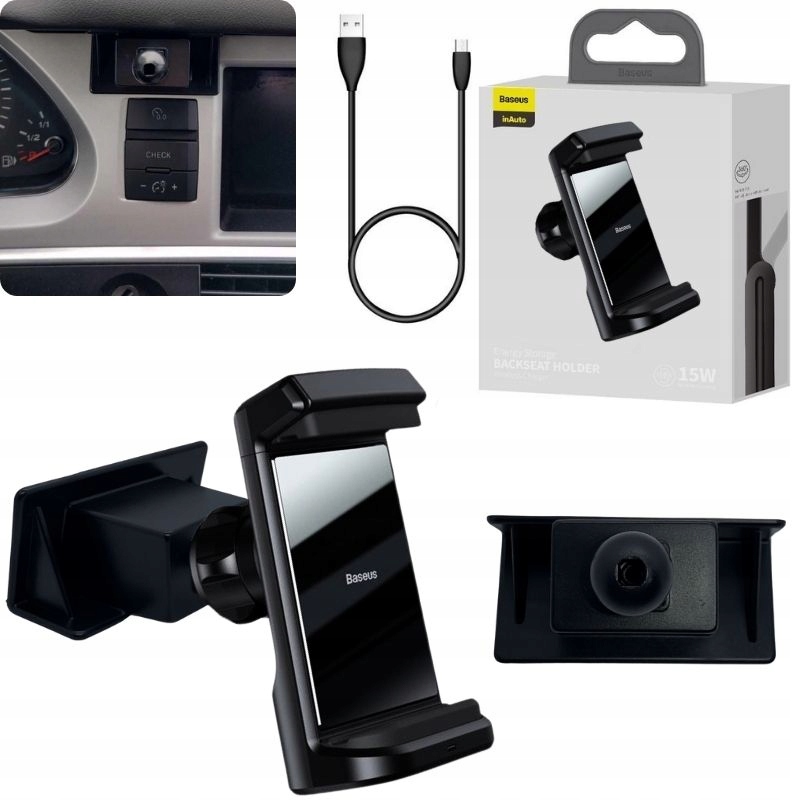Adapter Do Uchwytu Na Telefon Audi A6 2005-2011 Uchwyt Indukcyjny Baseus