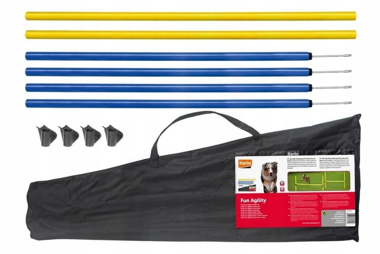 Levně Karlie Agility překážka pro psy, nastavitelná žlutá překážka