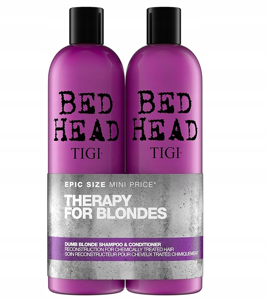 Sada Tigi šampon a regenerační kondicionér pro blond vlasy 2x750 ml