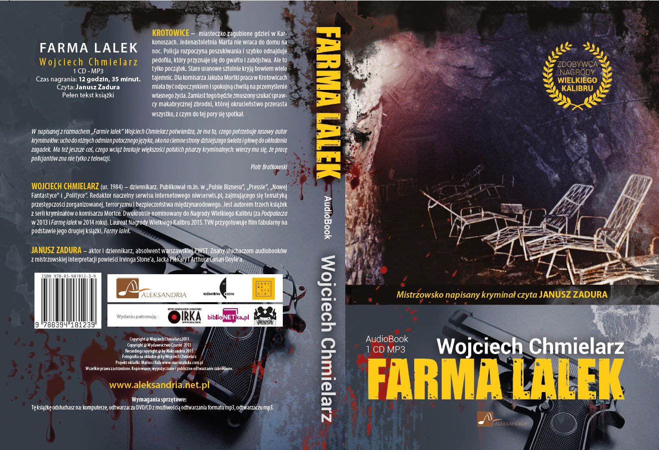 FARMA LALEK - WOJCIECH CHMIELARZ [AUDIOBOOK] [CD-MP3] Stan opakowania oryginalne