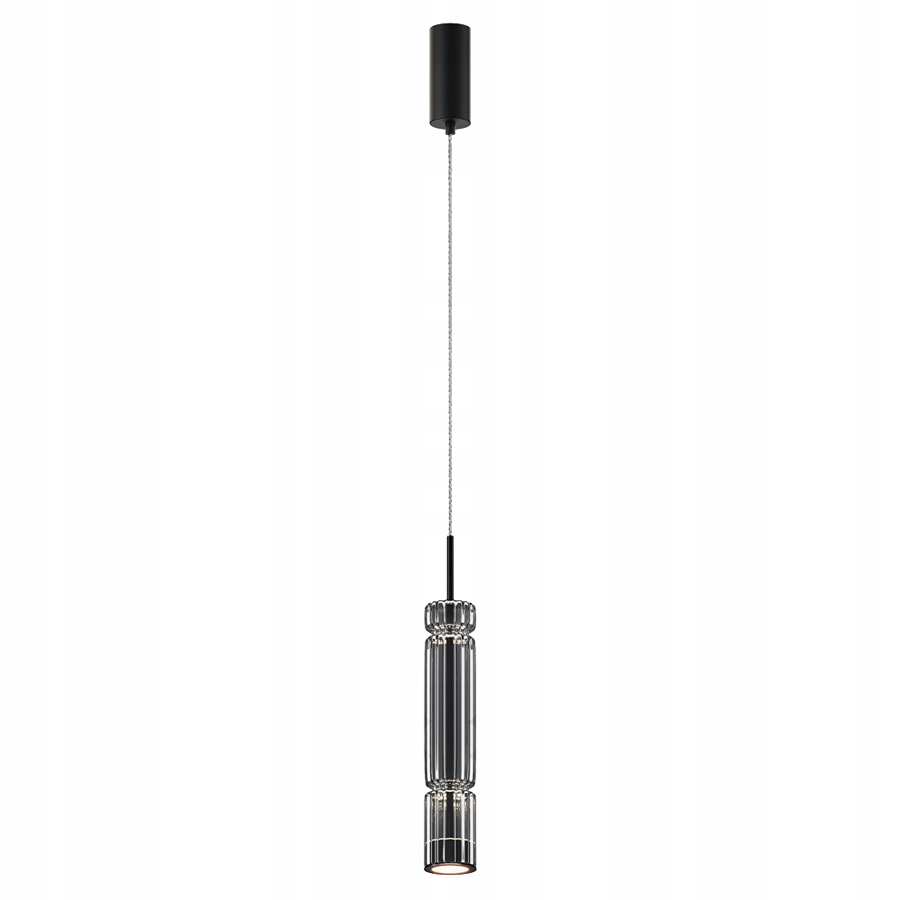 Závěsná Lampa Maytoni Ordo Led 12W Černá Skleněná 1600lm do obývacího pokoje