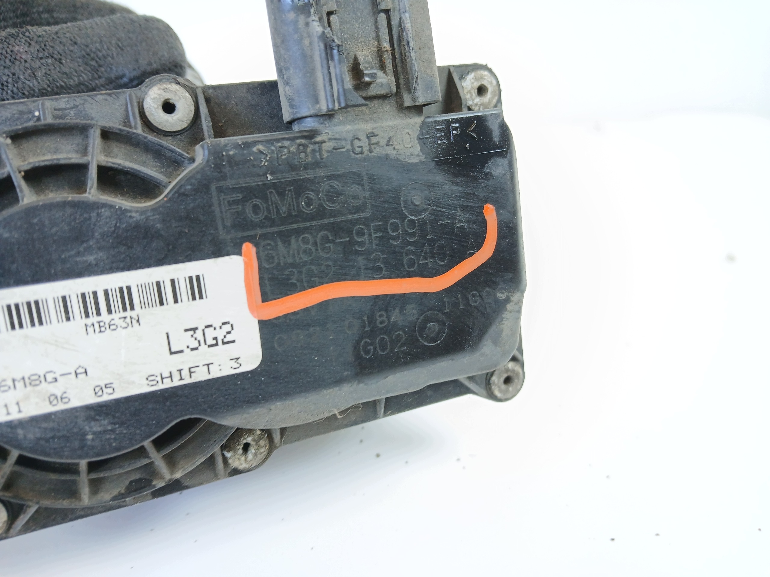MAZDA 6 GG 1.8 2.0 Valvola a farfalla 6M8G-9F991-A