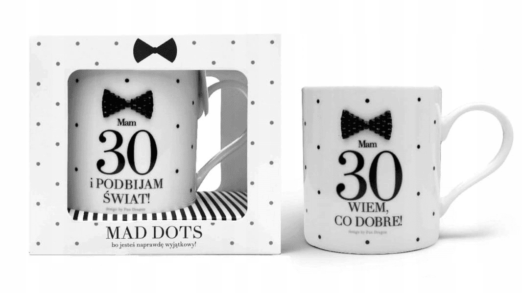 

Kubek Mad Dots 30 Lat