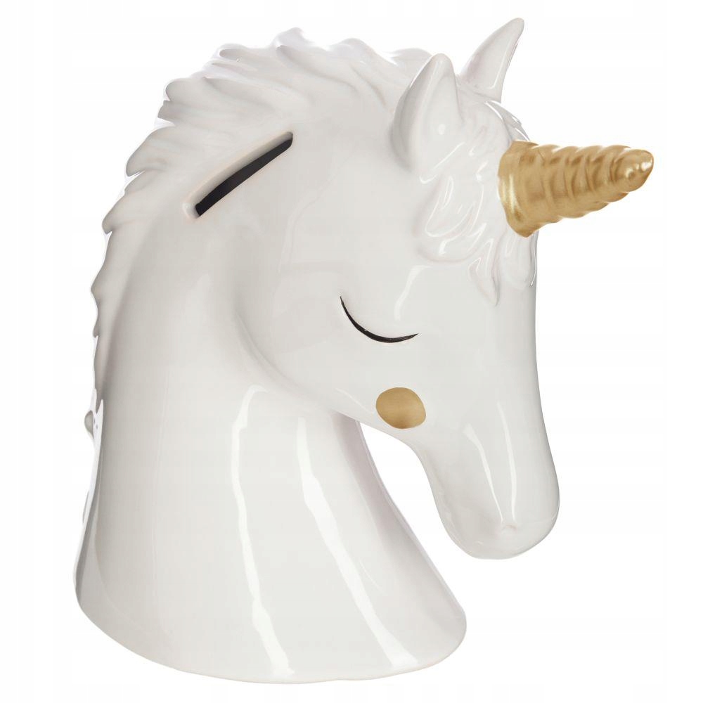 

Skarbonka głowa jednorożca skarbona Unicorn