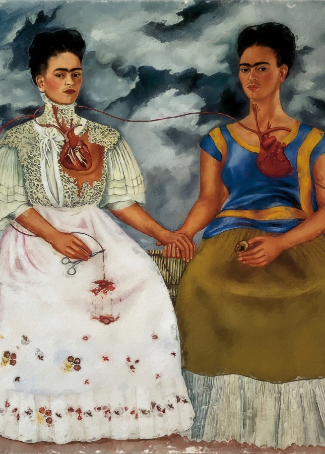 FRIDA KAHLO DVE FRIDY PLAGÁT 21x30 cm '449