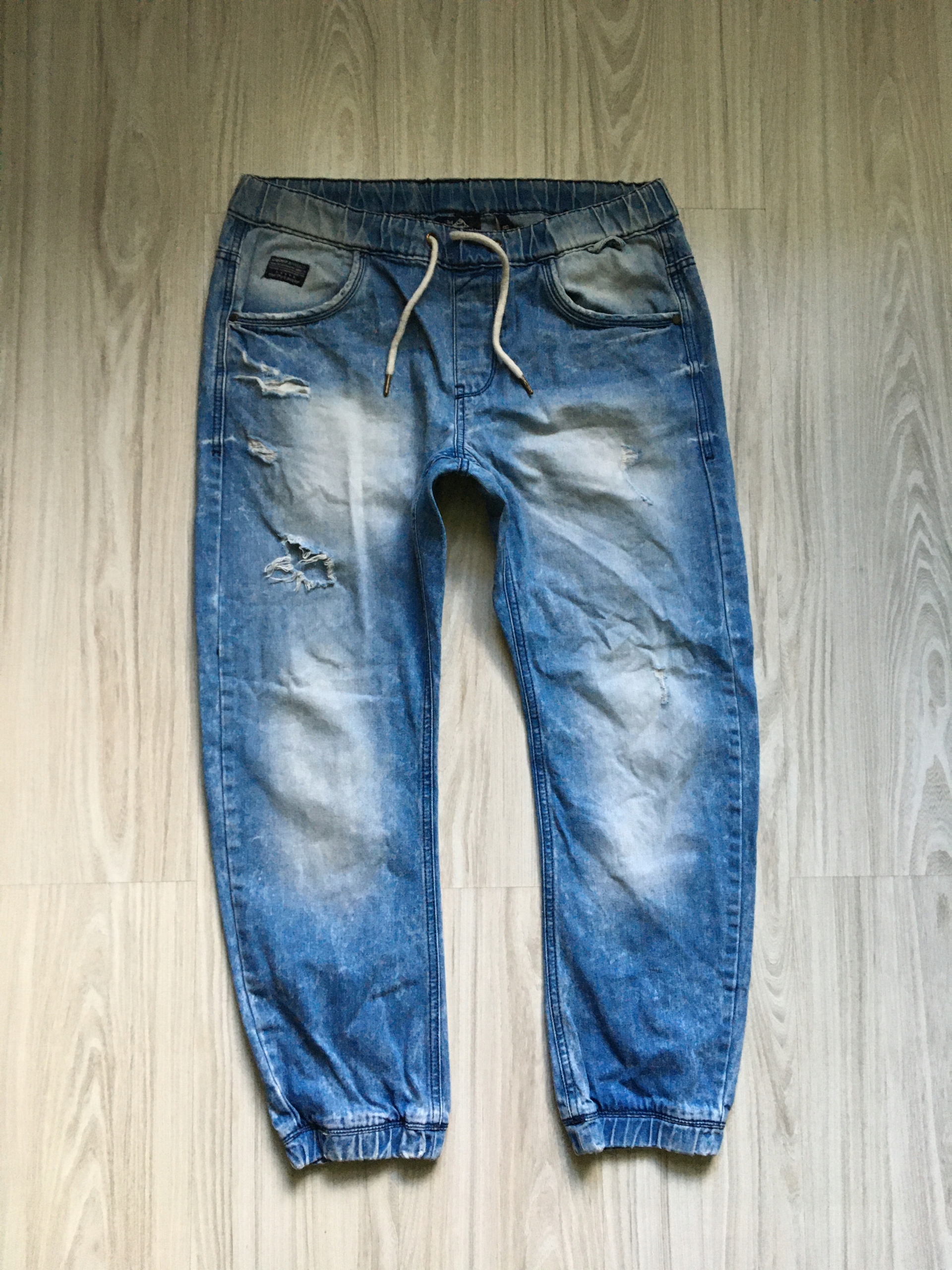 Jeansy męskie joggery CROPP 34/32