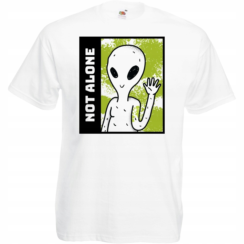

Koszulka not alone ufo kosmici S biała