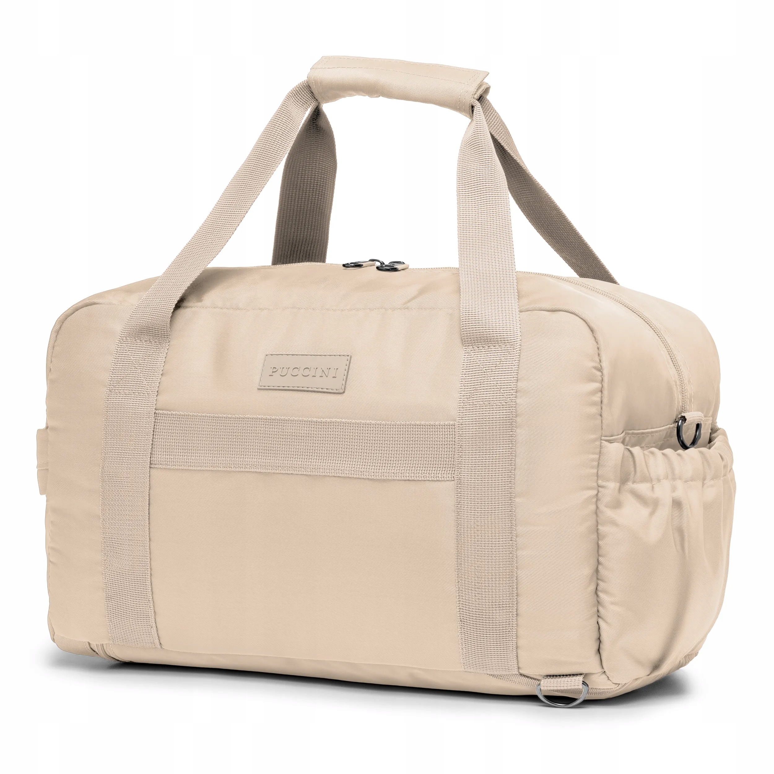 Puccini Cestovní sportovní taška 2v1 s funkcí batohu Béžová TD247-6A