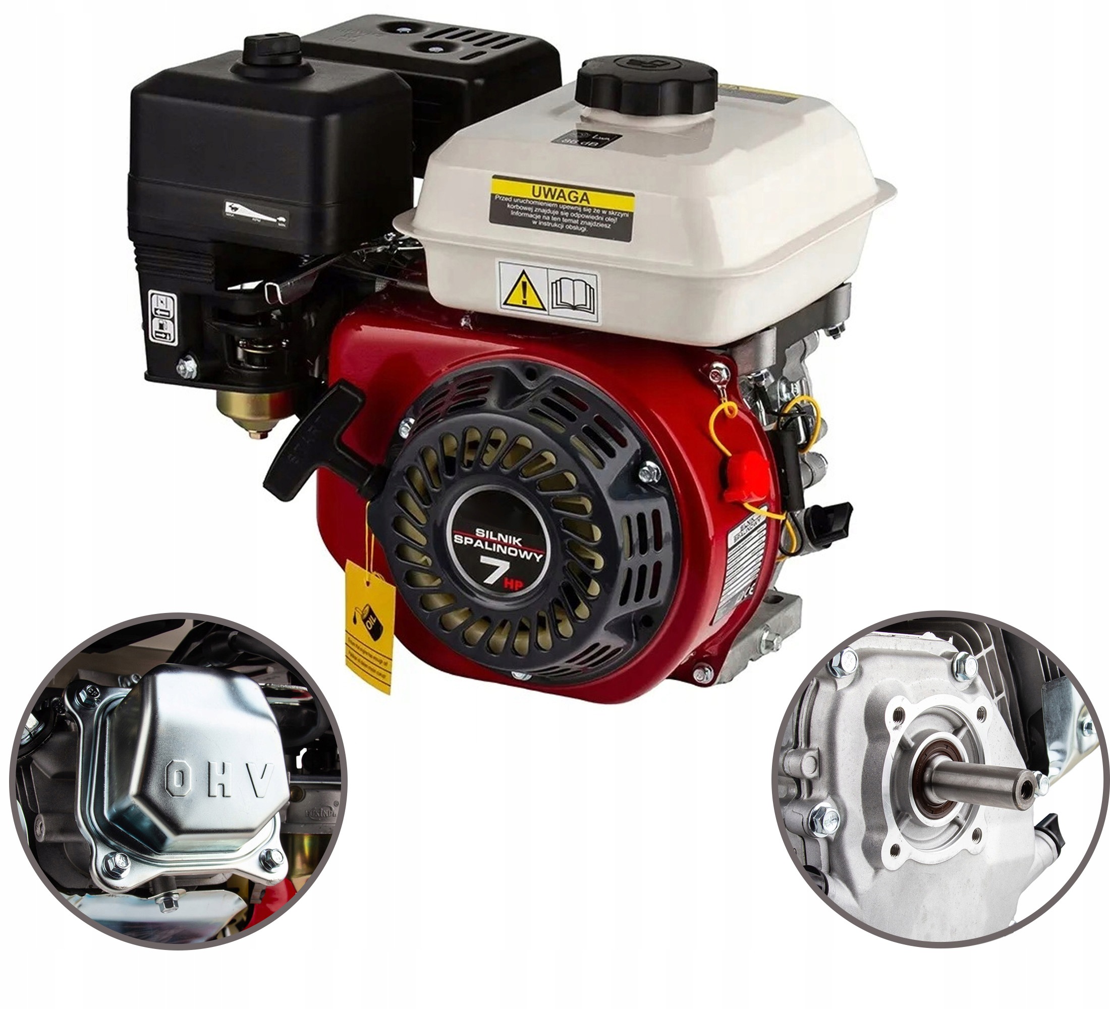 Spaľovací Motor Do Zhutňovačky Agregátu Čerpadla Valček 20 mm 4-takt Ohv 5 kW
