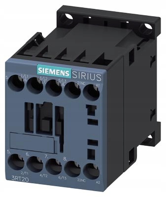 Stykač výkonu Sirius 12A 3P 230V Ac 0Z 1R S00 3RT2017-1AP02 Siemens