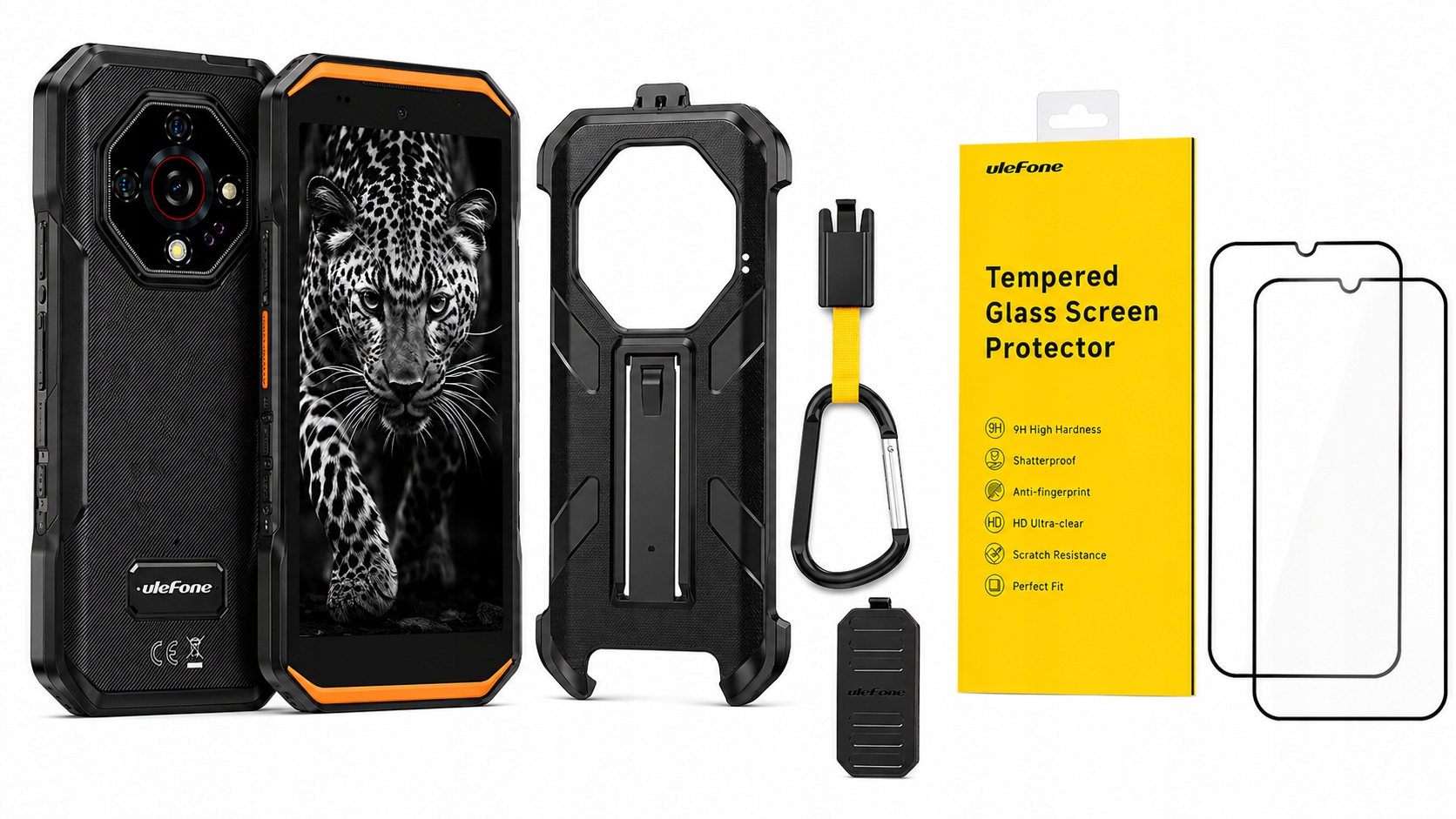 Pancéřový smartphone Ulefone Armor X32 6/128GB 4G Lte Noční vidění Oranžový