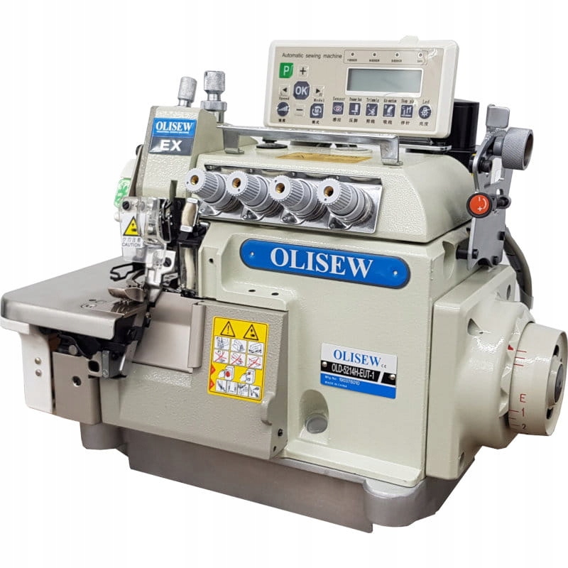 Owerlock 4-nitkowy z górnym transportem. Automat