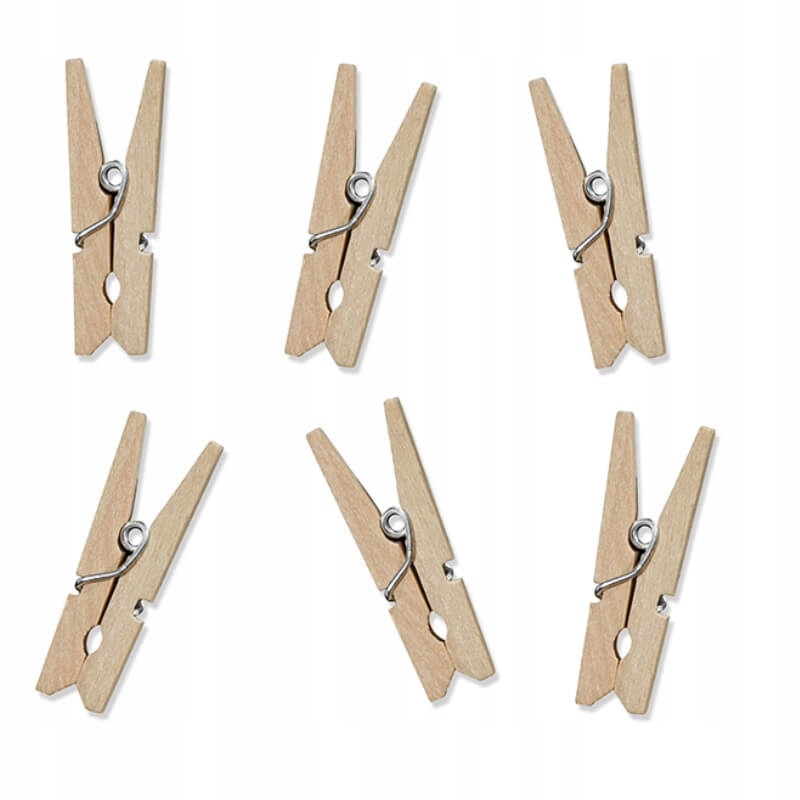 klamerki naturalne 20szt. 3cm | KLD-100 — 3