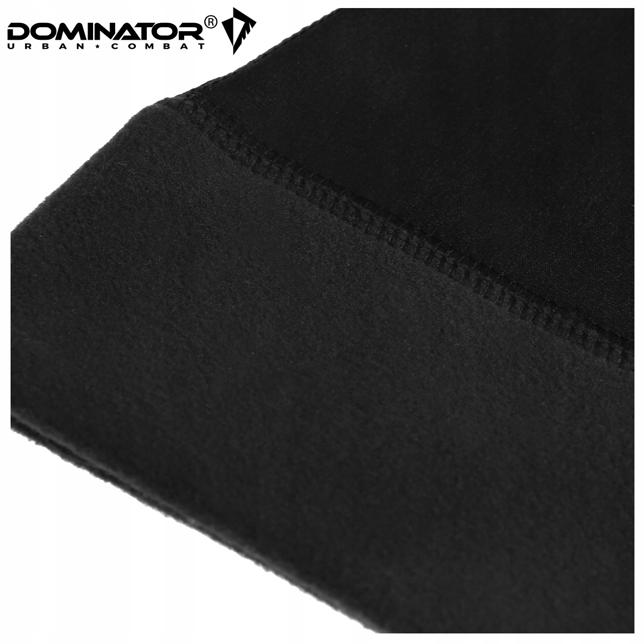 CZAPKA ZIMOWA WOJSKOWA POLAROWA DOMINATOR CZARNA Wzór dominujący bez wzoru