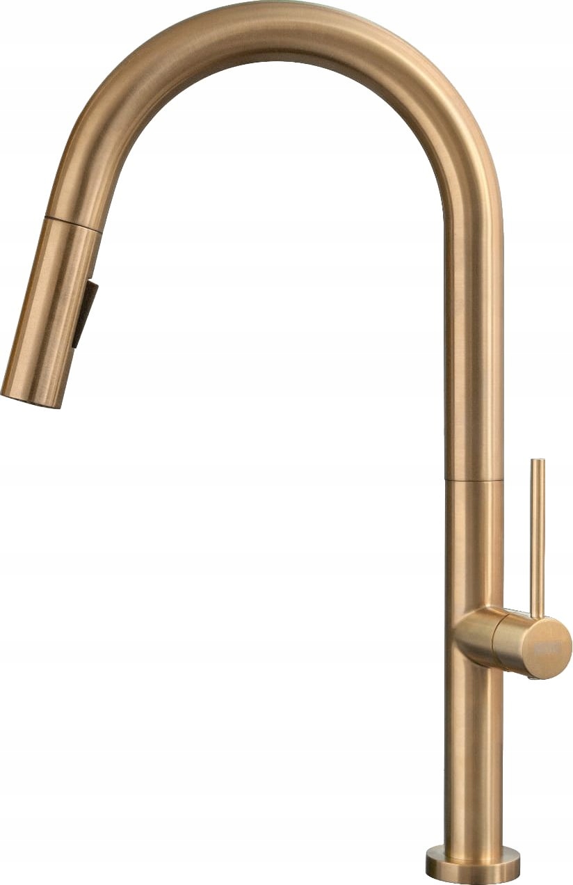 Bateria złota Berg S130336BG Wyciągana wylewka Funkcja prysznica Gold slim